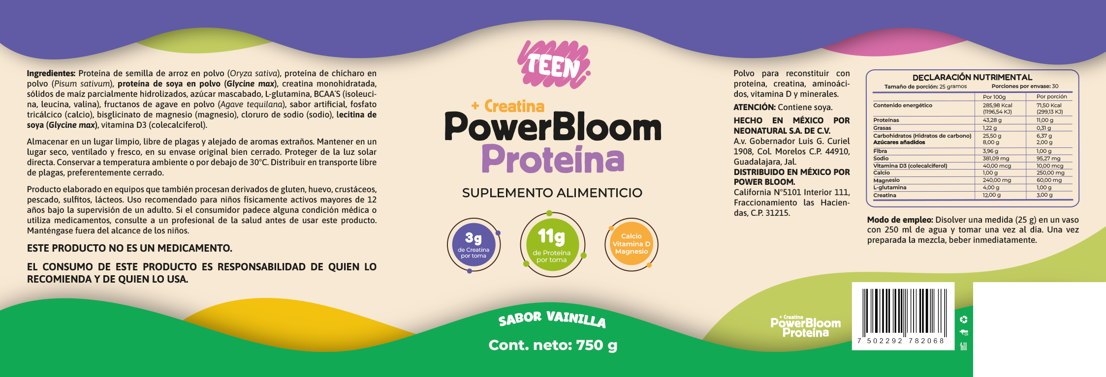 TEENS - Proteina + Creatina
